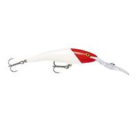 Rapala - Leurre de Pêche Deep Tail Dancer - Leurre Pêche en Balsa avec Bavette - Matériel de Pêche d’Eau Douce - Prof de Nage 12m - Taille 13cm / 42g - Fabriqué en Estonie - Red Head