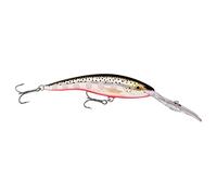 Rapala - Leurre de Pêche Deep Tail Dancer - Leurre Pêche en Balsa avec Bavette - Matériel de Pêche d’Eau Douce - Prof de Nage 12m - Taille 13cm / 42g - Fabriqué en Estonie - Silver Flash