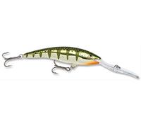 Rapala - Leurre de Pêche Deep Tail Dancer - Leurre Pêche en Balsa avec Bavette - Matériel de Pêche d’Eau Douce - Prof de Nage 9m - Taille 11cm / 22g - Fabriqué en Estonie - Flash Yellow Perch