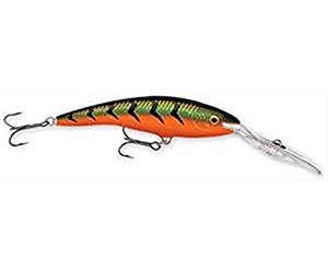 Rapala - Leurre de Pêche Deep Tail Dancer - Leurre Pêche en Balsa avec Bavette - Matériel de Pêche d’Eau Douce - Prof de Nage 9m - Taille 11cm / 22g - Fabriqué en Estonie - Red Tiger