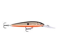 Rapala - Leurre de Pêche Down Deep Husky Jerk - Matériel de Pêche Résistant - Leurre Pêche Traîne d'eau Douce et Mer - Prof de Nage 2.4-5.7m - 12cm / 15g - Fabriqué en Estonie - Silver Brown