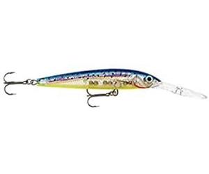 Rapala - Leurre de Pêche Down Deep Husky Jerk - Matériel de Pêche Résistant - Leurre Pêche Traîne d'Eau Douce et Mer - Prof de Nage 2.1-4.8m - 10cm / 11g - Fabriqué en Estonie - Glass Blue Minnow