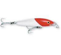 Rapala - Leurre de Pêche Floating Magnum - Matériel de Pêche avec Construction Abachi - Leurre Pêche d'Eau Douce - Fabriqué en Estonie - Prof de Nage 2.7 - 3.3m - Taille 18cm / 40g - Red Head