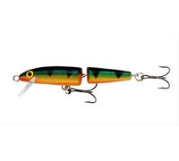 Rapala - Leurre de Pêche Jointed - Matériel de Pêche avec Construction Balsa - Leurre Pêche en Eau Douce - Fabriqué en Estonie - Prof de Nage 1.2 - 4.2 m - Taille 13 cm / 18 g - Legendary Perch