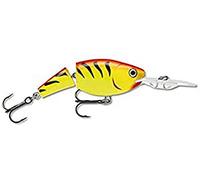 Rapala - Leurre de Pêche Jointed Shad Rap - Matériel de Pêche avec Corps Léger et Résistant - Leurre Pêche d'Eau Douce - Fabriqué en Estonie - Prof de Nage 2.1-4.5m - Taille 9cm / 25g - Hot Tiger