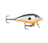 Rapala Leurre de Pêche Mini Fat Rap-Matériel Corps Compact en Balsa d'eau Douce-Profondeur de Nage 0,9 à 1,8m-3cm / 4g-Fabriqué en Estonie-Orange Shad Adulte Unisexe, Standard