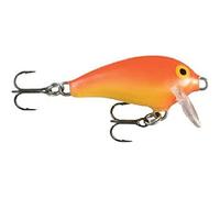 Rapala - Leurre de Pêche Mini Fat Rap - Matériel de Pêche Corps Compact en Balsa - Leurre Pêche d'eau Douce - Profondeur de Nage 0,9 à 1,8m - 3cm / 4g - Fabriqué en Estonie - Gold Fluorescent Red