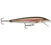 Rapala - Leurre de Pêche Original Floater - Matériel de Pêche avec Construction Balsa - Leurre Pêche d'eau Douce - Prof de Nage 0.9-1.5m - Taille 7cm / 4g - Fabriqué en Estonie - Live Rainbow Trout