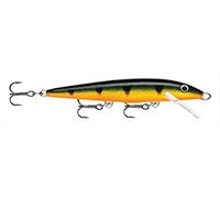 Rapala - Leurre de Pêche Original Floater - Matériel de Pêche avec Construction Balsa - Leurre Pêche d'Eau Douce - Prof de Nage 1.2-1.8m - Taille 11cm / 6g - Fabriqué en Estonie - Legendary Perch