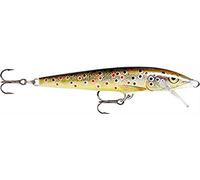 Rapala - Leurre de Pêche Original Floater - Matériel de Pêche avec Construction Balsa - Leurre Pêche d'Eau Douce - Prof de Nage 0.9-1.5m - Taille 9cm / 5g - Fabriqué en Estonie - Brown Trout