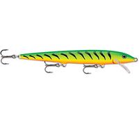 Rapala - Leurre de Pêche Original Floater - Matériel de Pêche avec Construction Balsa - Leurre Pêche d'Eau Douce - Prof de Nage 1.2-1.8m - Taille 11cm / 6g - Fabriqué en Estonie - Firetiger