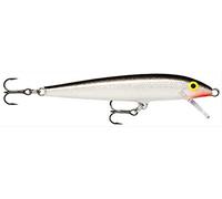 Rapala - Leurre de Pêche Original Floater - Matériel de Pêche avec Construction Balsa - Leurre Pêche d'Eau Douce - Prof de Nage 0.9-1.5m - Taille 7cm / 4g - Fabriqué en Estonie - Silver
