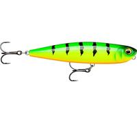Rapala - Leurre de Pêche Precision Xtreme Pencil Construction Plastique - Leurre Eau Douce Flottant - Profondeur de Nage Surface - Taille 8,7cm / 12g - Fabriqué en Estonie - Fire Tiger