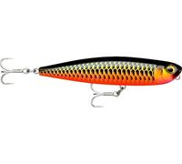 Rapala - Leurre de Pêche Precision Xtreme Pencil Exo Construction Plastique - Leurre Mer Flottant - Profondeur de Nage Surface - Taille 10,7cm / 21g - Fabriqué en Estonie - Red Dragon Arowana