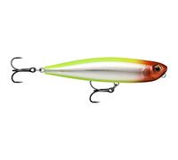 Rapala, Leurre de Pêche Precision Xtreme Pencil, Taille : 8,7 cm/12 g, Leurre Mer Flottant, Profondeur de Nage : Surface, Matériel de Pêche en Plastique, Clown CLN