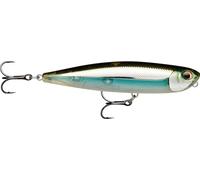 Rapala, Leurre de Pêche Precision Xtreme Pencil, Taille : 8,7 cm/12 g, Leurre Mer Flottant, Profondeur de Nage : Surface, Matériel de Pêche Plastique, Moss Black Shinner MBS