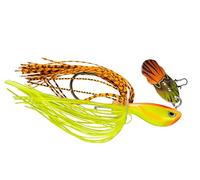Rapala - Leurre de Pêche Rap-V Perch Bladed Jig Construction sans Plomb (Bismuth) - Leurre Eau Douce Coulant - Profondeur de Nage Variable - Taille 8cm / 15g - Fabriqué en Estonie - Hot Tiger