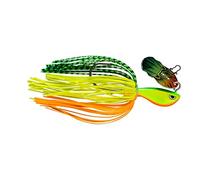Rapala - Leurre de Pêche Rap-V Pike Bladed Jig Construction sans Plomb (Bismuth) - Leurre Eau Douce Coulant - Profondeur de Nage Variable - Taille 10cm / 28g - Fabriqué en Estonie - Fire Tiger