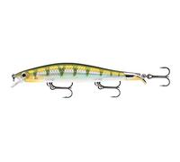 Rapala - Leurre de Pêche Ripstop - Matériel de Pêche avec 2 Bavettes - Leurre Pêche d'Eau Douce - Profondeur de Nage 1.3-1.6m - Taille 12cm / 14g - Fabriqué en Estonie - Yellow Perch