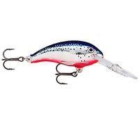 Rapala - Leurre de Pêche Shad Dancer - Matériel de Pêche Corps Balsa - Leurre Pêche à la Traîne d'eau Douce - Profondeur de Nage 3 à 4,2m - 7cm/15g - Fabriqué en Estonie - Blue Flash
