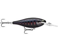 Rapala - Leurre de Pêche Shad Rap Elite Construction Balsa (sans Plomb) - Leurre Eau Douce Flottant - Profondeur de Nage 3,3m - Taille 7,5cm / 12g - Fabriqué en Estonie - Gilded Night Aurora