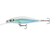 Rapala - Leurre de Pêche Shadow Rap Shad Deep - Matériel de Pêche en Balsa - Leurre Pêche en Eau Douce - Fabriqué en Estonie - Prof de Nage 1.5 - 1.8 m - Taille 9 cm / 12 g - Albino Shiner