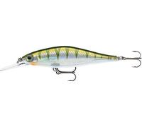 Rapala - Leurre de Pêche Shadow Rap Shad Deep - Matériel de Pêche en Balsa - Leurre Pêche en Eau Douce - Fabriqué en Estonie - Prof de Nage 1.5 - 1.8 m - Taille 9 cm / 12 g - Yellow Perch