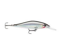 Rapala - Leurre de Pêche Shadow Rap Shad Deep - Matériel de Pêche en Balsa - Leurre Pêche en Eau Douce - Fabriqué en Estonie - Prof de Nage 1.5 - 1.8 m - Taille 9 cm / 12 g - Silver Argent