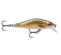 Rapala - Leurre de Pêche Shadow Rap Solid Shad - Construction Plastique - Leurre Pêche d'eau Douce Coulant - Profondeur de Nage 0,9-1,2m - Taille 5cm / 5,5g - Fabriqué en Estonie - Live Brown Trout