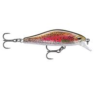 Rapala - Leurre de Pêche Shadow Rap Solid Shad - Construction Plastique - Leurre Pêche d'eau Douce Coulant - Profondeur de Nage 0,9-1,2m - Taille 5cm / 5,5g - Fabriqué en Estonie - Live Rainbow Trout