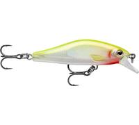 Rapala - Leurre de Pêche Shadow Rap Solid Shad - Construction Plastique - Leurre Pêche d'eau Douce Coulant - Profondeur de Nage 0,9-1,2m - Taille 5cm / 5,5g - Silver Fluorescent Chartreuse