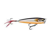 Rapala, Leurre de Pêche Skitter Pop Elite, 9,5 cm/17 g, Leurre Eau Douce et Mer Flottant, Profondeur de Nage: Surface, Matériel avec Construction Balsa, Gilded Silver Shad gDSS