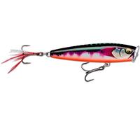 Rapala - Leurre de Pêche Skitter Pop Elite Construction Balsa (sans Plomb) - Leurre Mer & Eau Douce Flottant - Profondeur de Nage Surface - Taille 9,5cm / 17g - Fabriqué en Estonie - Gilded Toman