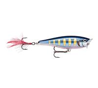 Rapala Skitter Pop-Leurre Construction Balsa-Matériel de Pêche d'eau Douce-Prof de Nage Surface-Taille 7cm / 7g-Fabriqué en Estonie-Striped Hot Blue Unisex-Adult