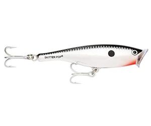 Rapala - Leurre de Pêche Skitter Pop - Leurre Pêche Construction Balsa - Matériel de Pêche d'Eau Douce - Prof de Nage Surface