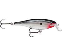 Rapala - Leurre de Pêche Super Shad Rap - Matériel de Pêche avec Corps en Balsa - Leurre Pêche d'Eau Douce - Profondeur de Nage de 1,5 à 2,7m - 14cm / 45g - Fabriqué en Estonie - Chrome