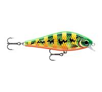 Rapala - Leurre de Pêche Super Shadow Rap - Construction Plastique - Leurre Pêche d'eau Douce Coulant Lentement - Profondeur de Nage 1-1,4m - Taille 16cm / 77g - Fabriqué en Estonie - Peacock