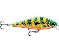 Rapala - Leurre de Pêche Super Shadow Rap - Construction Plastique - Leurre Pêche d'Eau Douce Coulant Lentement - Profondeur de Nage 0,9-1,2m - Taille 11cm / 38g - Fabriqué en Estonie - Peacock