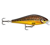 Rapala - Leurre de Pêche Super Shadow Rap - Matériel de Pêche avec Bavette Intégrée - Leurre Pêche d'Eau Douce - Pronfondeur de Nage 1,4m - 16 cm / 77 g - Fabriqué en Estonie - Live Brown Trout