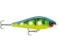 Rapala, Leurre de Pêche Super Shadow Rap, Taille : 11 cm/38 g, Leurre Eau Douce et Mer Coulant, Profondeur de Nage : 0,9-1,2 m, Matériel de Pêche en Plastique, How Psycho HPS
