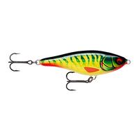 Rapala - Leurre de Pêche Twitchin' Rap - Construction Abachi - Leurre Pêche d'eau Douce Coulant Lentement - Profondeur de Nage 0,6-1,5m - Taille 12cm / 53g - Fabriqué en Estonie - Hot Pike