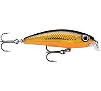 Rapala - Leurre de Pêche Ultra Light Minnow - Matériel de Pêche avec Corps Lesté - Leurre Pêche d'eau Douce - Profondeur de Nage de 0,6 à 0,9m - 4cm/3g - Fabriqué en Estonie - Gold Multicolore