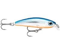 Rapala - Leurre de Pêche Ultra Light Minnow - Matériel de Pêche avec Corps Lesté - Leurre Pêche d'Eau Douce - Profondeur de Nage de 0,6 à 0,9m - 4cm / 3g - Fabriqué en Estonie - Silver Blue