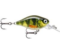 Rapala - Leurre de Pêche X-Light Crank Mid Runner Construction Plastique - Leurre Eau Douce Flottant - Profondeur de Nage 1,8m - Taille 3,5cm / 4g - Fabriqué en Estonie - Live Perch