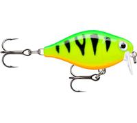 Rapala - Leurre de Pêche X-Light Crank Shallow Runner Construction Plastique - Leurre Eau Douce Flottant - Profondeur de Nage 0,9m - Taille 3,5cm / 4g - Fabriqué en Estonie - Fire Tiger