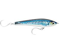Rapala - Leurre de Pêche X-Rap Magnum Stick - Construction Plastique - Leurre Pêche en Mer Coulant - Profondeur de Nage Variable - Taille 17cm / 88g - Fabriqué en Estonie - HD Silver Blue Mackerel