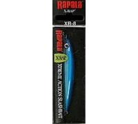 Rapala - Leurre de Pêche X-Rap - Matériel de Pêche d'Eau Douce - Leurre Pêche avec Profil 3D, Teaser Plumes et Brill - Profondeur de Nage 0.9-1.5m - 8cm / 7g - Fabriqué en Estonie - Silver Blue