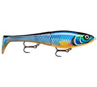 Rapala - Leurre de Pêche X-Rap Peto - Matériel de Pêche avec Queue Souple - Leurre Pêche d'Eau Douce - Profondeur de Nage 0.5 - 1 m - Taille 20 cm / 83 g - Fabriqué en Estonie - Blue Ghost