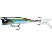Rapala - Leurre de Pêche X-Rap Pop - Matériel de Pêche avec Grande Bouche Concave - Leurre Pêche d'Eau Douce et Mer - Profondeur de Nage Surface - 7cm / 11g - Fabriqué en Estonie - Moss Back Shiner