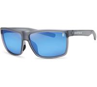 Rapala Lunettes Rockfish Matte Black CR Blue M - Blue Mirror Lens I Matte Black Cristal Frame - RA4226011